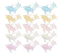 OUNONA Breloques pour Ongles en Résine Dauphin 250 Pcs - Figurines Miniatures Multicolores - Décorations Nail Art Plage Animaux Marins pour Manucure DIY et Pédicure