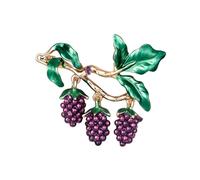 OUNONA Broche Alliage Forme Raisin avec Éclatant Épingle Décorative pour Femmes et Filles Accessoire Élégant Cadeau Fête