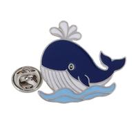 OUNONA Broche Baleine Adorable Alliage de Zinc Épingle Décorative pour Vêtements Sacs et Accessoires Broche pour Femmes pour Mariage et Fêtes