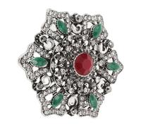 OUNONA Broche Baroque Vintage pour Vêtements Accessoire de Mode Dhiver Épingle Médaille pour Célébrations