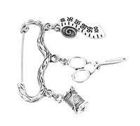 OUNONA Broche De Poitrine En Acier Inoxydable Robuste Décorative, Accessoire De Vêtements D'hiver Unisexe, Ornement Unique Pour Présents Fête Et Usage Quotidien, Taille Standard