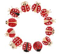 OUNONA Broche Insecte en Alliage pour Femme, Lot de 12 Set de Set de Pièces, Design Créatif et Chic, Épingles Clip-on pour Célébrations et Usage Quotidien