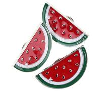 OUNONA Broches Pastèque Dessin Animé en Alliage de Zinc, Épingle Fruit Ludique et Polyvalente pour Femmes, pour Personnaliser Vêtements, Paquet et Accessoires