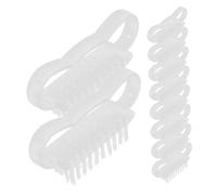 OUNONA Brosse à Ongles Réutilisable 10Pcs Souple pour Nettoyage des Ongles Mains Outil de Beauté Pratique et Multi-Usages