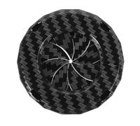 OUNONA Cache-bouton de Démarrage Voiture Noir en Abs Protection pour Interrupteur D'allumage, Design Moderne et Unique, Bouton Rotatif Léger pour Intérieur Automobile