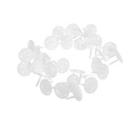 OUNONA Caches de Prises Électriques Protection Sécurité Garçon et Filles Installation Facile 30 en Abs Blanc Forme Ours, Tête Ronde Épaissie Lot de 30 pour Prises et Multiprises