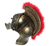 OUNONA Casque Médiéval Soldat Romain Doré pour Cosplay Homme Femme Accessoire Déguisement Médiéval et Décoration Festive