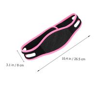 OUNONA Ceinture De Lifting Du Visage Petite Taille Élastique Sangle Faciale Fine Dispositif De Lifting Du Visage Pour Femme Et Fille Sommeil Détente Mentonnière Noire Et Rose