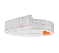 OUNONA Ceinture de Remorquage en Fibre de Polypropylène Blanche, Légère et Facile à Connecter, pour Chantiers et Routes, Sangle Plate de Levage et Protection d'arbre