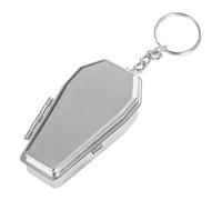 OUNONA Cendrier De Poche en Métal Cercueil Portable Porte-clés Cendrier Décoratif Accessoires De Voyage Design Chic pour Fumeurs