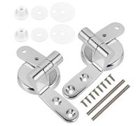 OUNONA Charnière de Siège de Toilette Charnière de Couvercle de Toilette Alliage de Zinc 1 Set Fixation Sécurisée pour Vieilles Charnières de Siège de Toilette