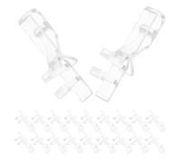 OUNONA Clips de 2,12 Pouces en Plastique de Cantonnière Transparents 22 Compatibles et Discrets pour Stores Horizontaux pour L'amélioration de L'habitat