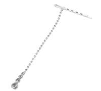 OUNONA Coiffe De Mariage Argentée En Alliage Strass Scintillants, Bijou De Front Délicat Pour Femme, Accessoire Léger Et Brillant Pour Fêtes Et Cérémonies, Bandeau Décoratif Élégant