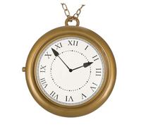 OUNONA Collier Horloge Rétro en Or Accessoire de Cosplay Collier Fantaisie pour Fête Pendentif Légèreté pour Adultes Décoration Événementiel Taille Surdimensionnée
