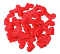 OUNONA Confettis de Cœur 3 Cm Rouge Vif, 300 Pièces pour Décoration de Table Saint-Valentin, Mariage et Fête, Accessoires Photo Romantiques pour Maison et Événements Festifs