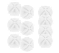 OUNONA Connecteurs Plastiques Blancs Assemblage Flexible Rainures Spéciales pour Cubes de Rangement 10pcs pour Organisateurs de Placard et Armoires à Chaussures