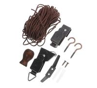 OUNONA Corde de Store Enrouleur Accessoire Facile à Installer et Simple à Utiliser en Polyester et Métal 1 Set pour Stores Enrouleurs, pour Salon et Bureaux