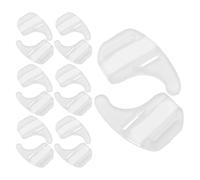 OUNONA Cordons de Maintien pour Lunettes Antidérapants en Silicone Blanc Translucide 50 Paires de Crochets D’Oreille et Embouts de Branches pour Sport Course à Pied et Vélo Protection