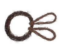 OUNONA Couronne de Lapins en Rotin Tressé la Main, Finition Inachevée pour DIY, Décoration Délicate et Charmante pour Pâques et Espace de Vie