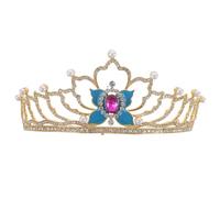 OUNONA Couronne de princesse Diadème royal, serre-tête de reine pour cosplay, mariage, bal masqué, coiffe Renaissance pour fête d'anniversaire