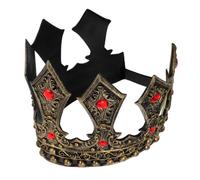 OUNONA Couronne Royale Pour Homme Couronnes De Prince Pour Accessoires De Costume Médiéval Roi Anniversaire Pour Cosplay