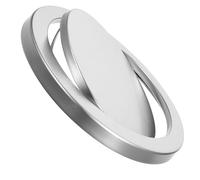 OUNONA Couvercle de Poubelle à Charnière en Acier Inoxydable Résistant et Lisse, Couvercle de Rechange Robuste pour Poubelle, Protection Intempéries, Installation Facile, Usage Public