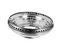 OUNONA Couvercle Poele Acier Inoxydable Pare-vent Pour Poêle Anneau De Support Economique Accessoire Pour Rassembler Le Feu Et Proteger Du Vent