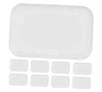 OUNONA Couvercle Réutilisable Housses de Boîte à Mouchoirs Carrées Étanchéité en Plastique pour Boite pour Lingettes Humides Bébé pour Divers Contenants