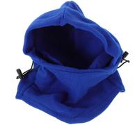 OUNONA Couvre-cou Multifonctionnel Cache-cou pour Femmes, Masque de Moto Hiver en Polyester Bleu, Ajustement Élastique, Coupe-vent, Couverture Intégrale, pour Activités Outdoor et Ski