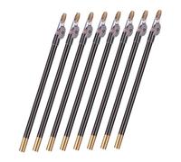 OUNONA Crayons à Sourcils Imperméables 8 Pièces Taille-crayon Intégré Noir Maquillage Professionnel Longue Tenue Usage Quotidien Voyage