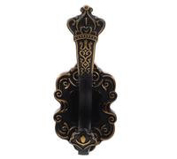 OUNONA Crochet Mural Unique en Alliage de Zinc Noir Ancien, Patère Murale Ronde Style Vintage, Crochet Décoratif pour Salle de Bain et Entrée, Support Résistant pour Manteaux, Casquettes