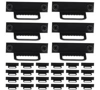 OUNONA Crochets à Tableau en Fer L-Type 100 Pcs Vis Support pour Cadre Photo Robuste Kit D’Accrochage pour Décoration Murale Fixation Double Trou pour Cadres Bois à Suspendre