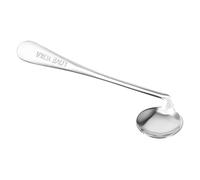OUNONA Cuillère Incurvée Ergonomique pour Repas Ustensile Adapté Aux Patients et Personnes Âgées Gauche Acier Inoxydable pour Faciliter Alimentation Au Lit