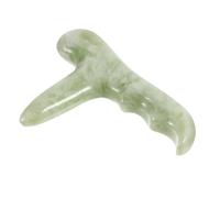OUNONA de Massage Pierre de Jade pour Réflexologie Outil Traditionnel de Massage des Main et Dos Accessoire Multi Fonctionnel et Durable pour Musculaires et la Circulation