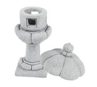 OUNONA Décoration Aquarium Pagode Mini Statue Décorative De Jardin Japonais Figurine Zen pour Bonsaï Accessoire De Micro-Paysage Intérieur Extérieur