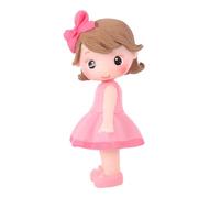 OUNONA Décoration de gâteau d'anniversaire pour fille - Adorable princesse - Avec nœud rose - Utilisation polyvalente pour les gâteaux et la décoration de la pièce - Sûr et attrayant pour chaque fête