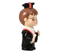 OUNONA Décoration Gâteau Remise Diplôme Résine Figurine Doctorale Adorable pour Fête de Graduation Ornement Gâteau Créatif pour Célébrations