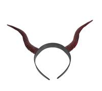 OUNONA Devil Horns Hair Hoop Headband Cosplay Accessory For Adults And Halloween Witch Costume Gothic Party