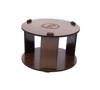 OUNONA Distributeur de Papier à Col en Bois Compact pour Coiffeur Professionnel, Compatible Rouleaux de Protection Cervicale, Usage Salon de Coiffure, Support Pratique