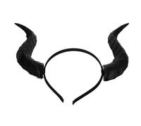 OUNONA Dragon Horns Headband For Halloween And Mardi Gras Gothic Demon Costume Accessory Comfortable Fit Bold Party Headpiece For Women Men