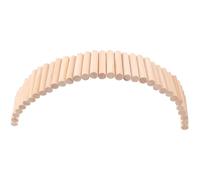 OUNONA Échelle à Chinchilla en Bois Beige Flexible pour Hamster Pont Suspendu Solide et Espace Optimisé pour Jeux Amusants Petits Animaux