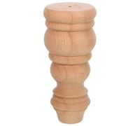 OUNONA Embout de Balustre en Bois Massif Sculpté 18X8 CM Dessus Sculptés en Bois Brut Décoratif Fleurons Décoratifs pour Rambarde D’Escalier Intérieur et Barrière Lit Éléments de