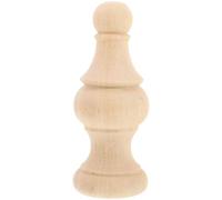 OUNONA Embouts Bois Massif Décoratifs pour Tringles à Rideaux et Balustres Finitions Rondes Non Peintes pour Décoration Intérieure Escalier Poteaux de Lit et Projets DIY