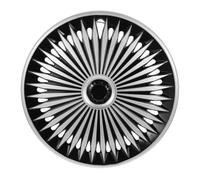 OUNONA Enjoliveurs De Roue 14 Pouces Applicables en Polypropylène Argenté, Cache-moyeu Décoratif pour Voiture, Accessoire Extérieur Automobile, Protection Solide pour Véhicules Variés