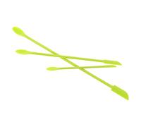 OUNONA Ensemble de 3 Mini Spatules Rondes en Silicone Vert, Robustes et Pratiques, pour Gratter Pots de Miel ou Vernis à Ongles Cuisine ou Beauté