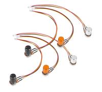 OUNONA Ensemble De 3 Potentiomètre Rotatif de Précision avec Câble Connecteur avec Bouton Résistance Réglable pour Audio Éclairage et Instruments Électroniques Structure