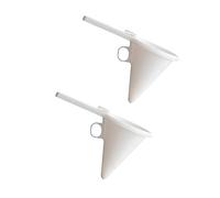 OUNONA Entonnoirs Distributeurs Pour Décoration De Gâteaux 2 Pièces, Plastique Solide, Portable Et Pratique, Entonnoir à Chocolat Et Glaçage, Accessoires Pâtisserie Cuisine Professionnelle Et Maison