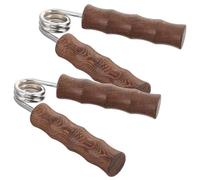 OUNONA Entraîneur de Doigts en Bois Marron Couleur Aléatoire pour Musculation Main et Renforcement du Poignet , 1 Paire , Appareil Portable pour Entraînement Personnel