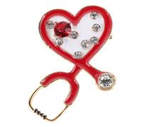 OUNONA Épingle à Broche Brillant avec Forme de Cœur pour Vêtements et Sacs de Mode Féminin Accessoire et Chic pour Occasions Spéciales