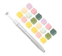 OUNONA Éponge Nail Art pour Dégradé avec Pince Précise Texture Douce et Compacte Accessoire Manucure Portable pour Ongles French et Pédicure Kit Mini Blocs Blancs
